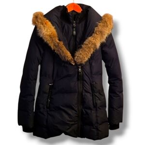 Mackage Adali Black Duck Down Puffer Coat